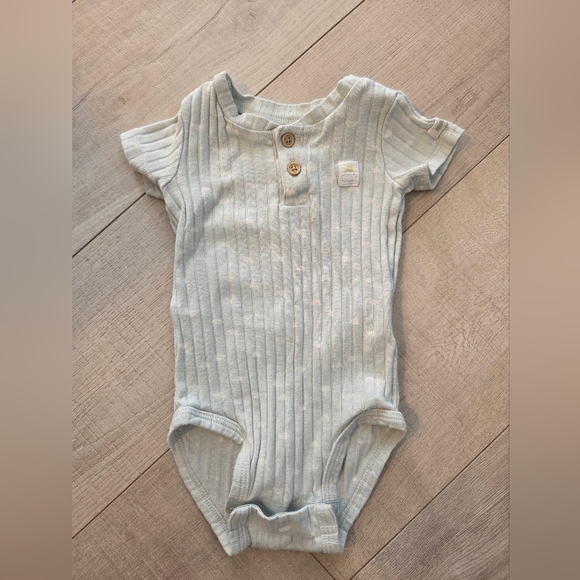 Kids Ribbed Matching Set in Light Gray - Picture 2 of 3